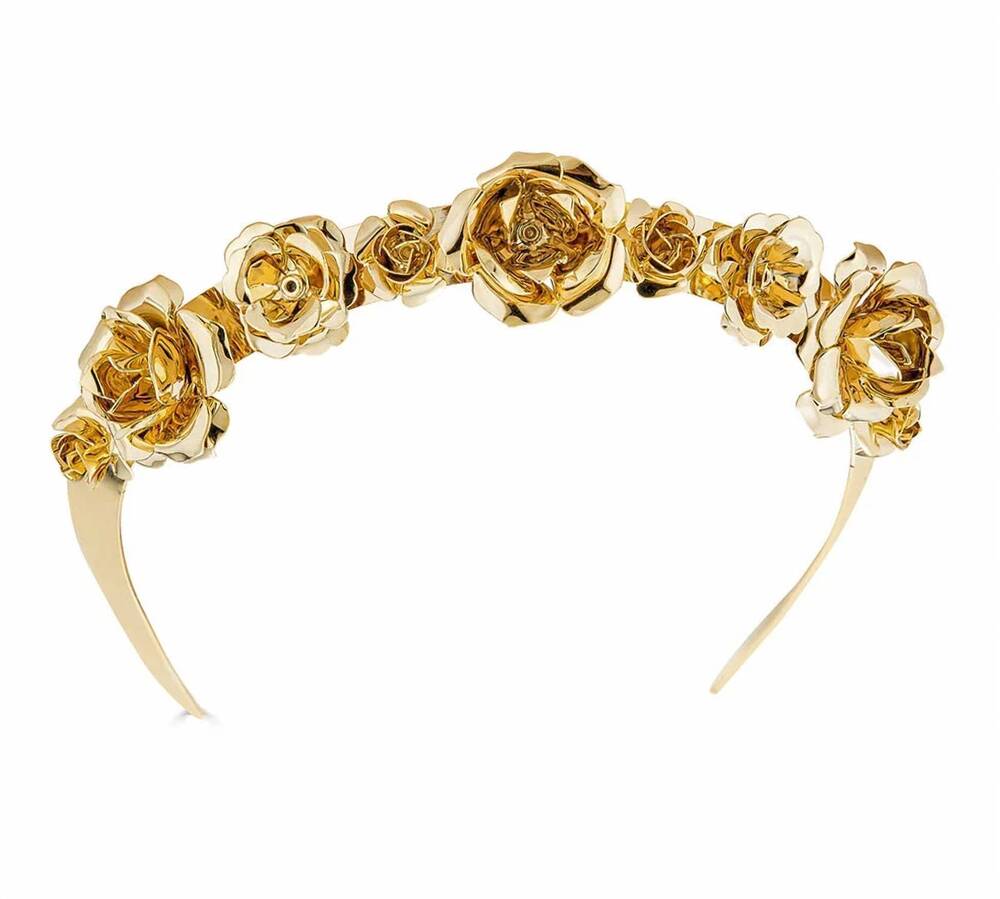 NEW EPONA VALLEY field of roses crown in 14k gold
